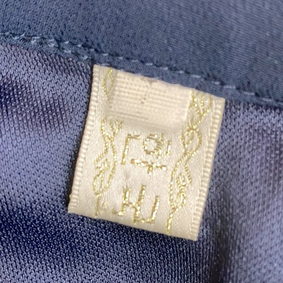 Vintage Y2K Floral Lace Embellished Long Sleeve Mock Neck Top XS - Picture 6 of 16